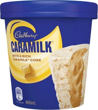 Woolworths Cadbury ice cream tub 460ml – from the freezer offer