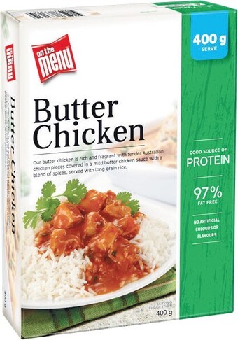 Woolworths On the menu meals 400g offer