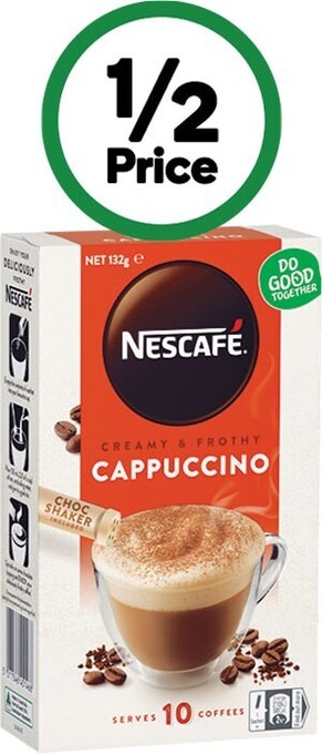 Woolworths Nescafe coffee sachets pk 8-10 offer