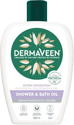Woolworths Dermaveen body wash shower & bath oil 500ml offer