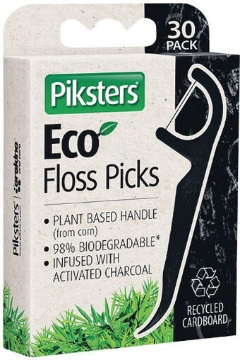 Piksters eco floss picks pk 30