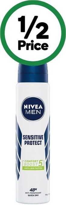 Woolworths Nivea aerosol antiperspirant deodorant 250ml offer
