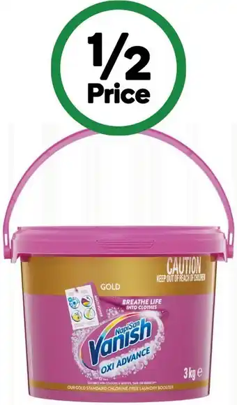 Woolworths Vanish napisan gold stain remover 3 kg offer