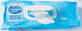Woolworths Curash simply water baby wipes pk 80 offer