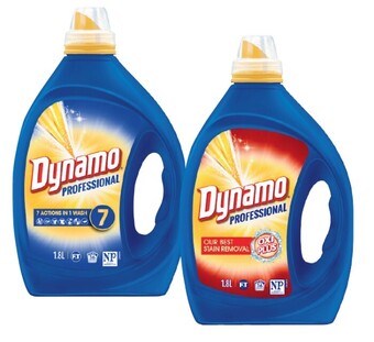 Coles Dynamo professional laundry liquid 1.8 litre offer