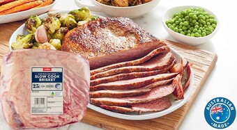 Coles Coles australian no added hormones slow cook beef brisket offer