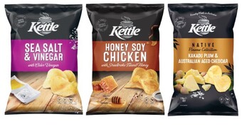 Coles Kettle potato chips or natives 150g-165g offer