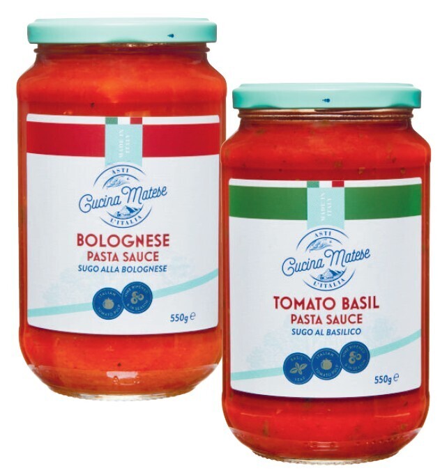 Cucina matese pasta sauce 550g offer at Coles