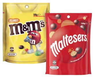 Coles Mars m&m's, maltesers or pods 120g-180g offer