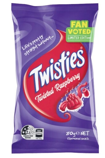 Coles Twisties, burger rings or cheetos 80g-90g offer
