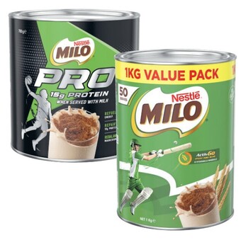Coles Nestlé milo 1kg or pro 700g offer