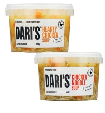Coles Dari's soup 550g offer