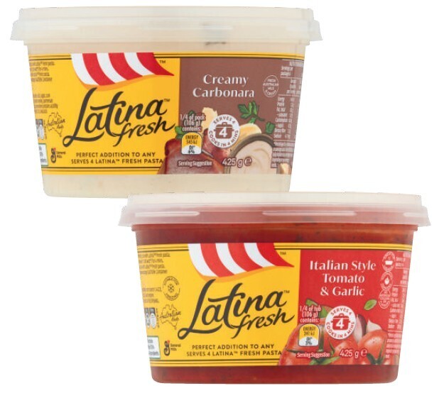 Latina pasta sauce 425g offer at Coles
