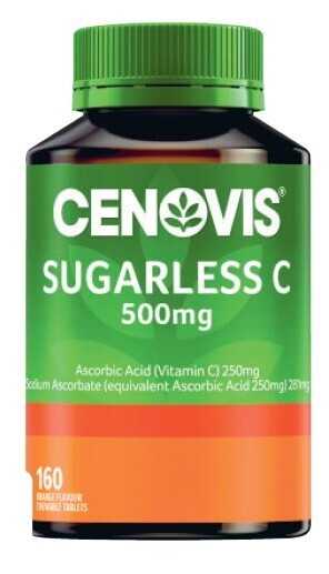 Coles Cenovis sugarless c 500mg tablets 160 pack offer