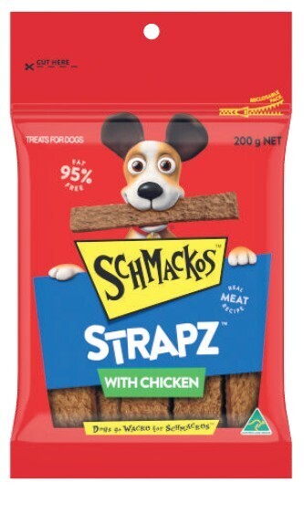Coles Schmackos dog treats 200g offer