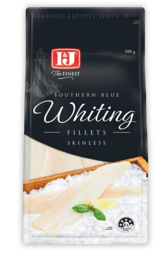 Coles I&j southern blue whiting fillets 500g offer