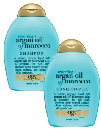 Coles Ogx argan oil of morocco shampoo or conditioner 385ml offer