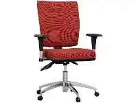 Officeworks Pago Flash II Deluxe Alloy Base Chair Red offer