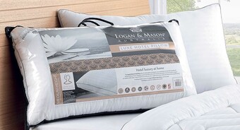 Spotlight 50% off logan & mason hotel collection standard pillow offer