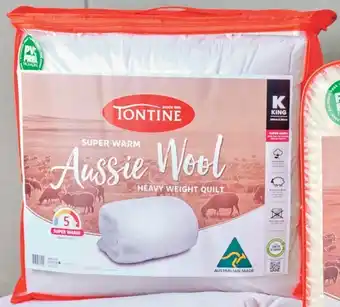 Spotlight 50% off tontine aussie wool quilt offer