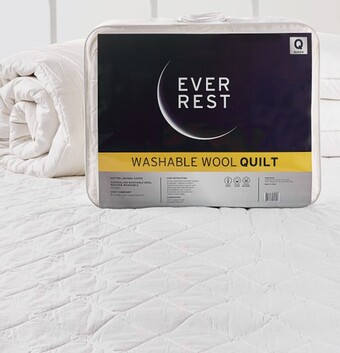 Spotlight Ever rest washable wool quilt offer