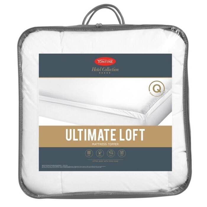40 off tontine ultimate loft mattress topper offer at Spotlight