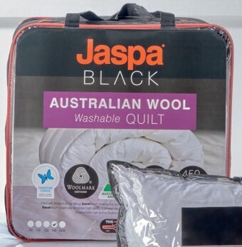 30% off jaspa australian wool washable quilt
