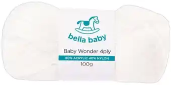 Spotlight 40% off bella baby baby wonder 4ply yarn offer