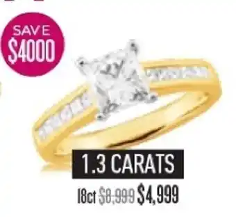 Shiels Ring 18ct 1.3 Carats offer