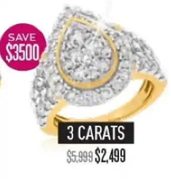 Shiels Ring 3 Carats offer