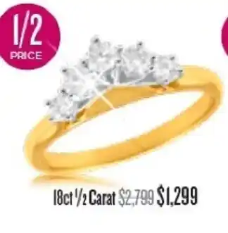 Shiels Ring 18ct 1/2 Carat offer