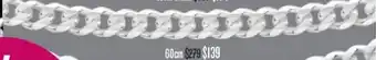 Shiels Silver Necklace Chain 60cm offer