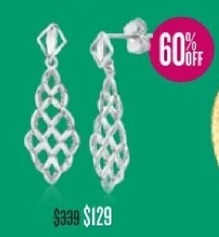Shiels 9CT Gold Earrings offer