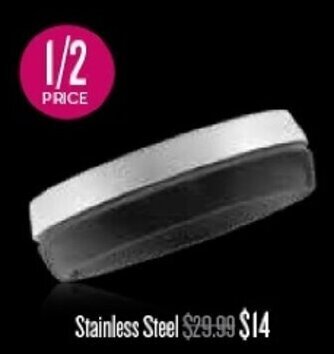 Shiels Stainless Steel Ring offer