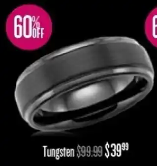 Shiels Tunsten Ring offer