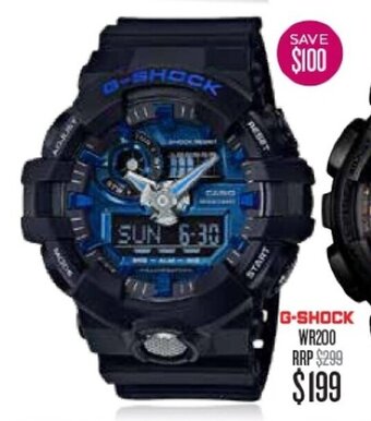 Shiels G-Shock WR200 offer