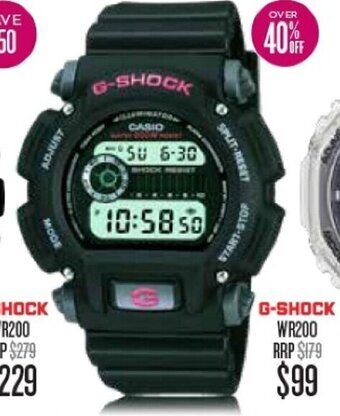 Shiels G-Shock WR200 offer
