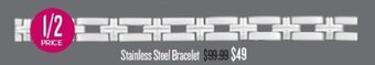 Shiels Stainless Steel Bracelet offer
