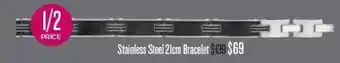 Stainless Steel 21cm Bracelet