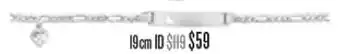 Shiels Silver Bracelet 19cm offer