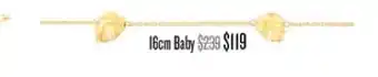Shiels 9CT Bracelets 16c Baby offer
