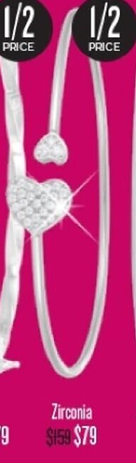 Shiels Bangles Zirconia offer