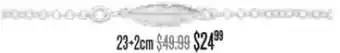 Shiels Silver Anklets 23+2cm offer