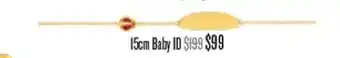 Shiels 9CT Bracelets 15cm Baby ID offer