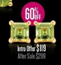 Shiels Peridot Earrings offer