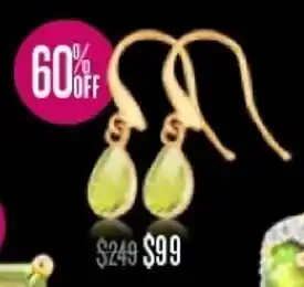 Shiels Peridot Earrings offer