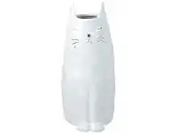 LivingStyles Glenn Dolomite Cat Vase, Large offer