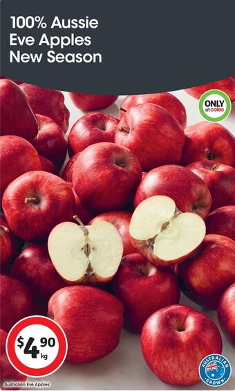 Coles Australian Eve Apples offer