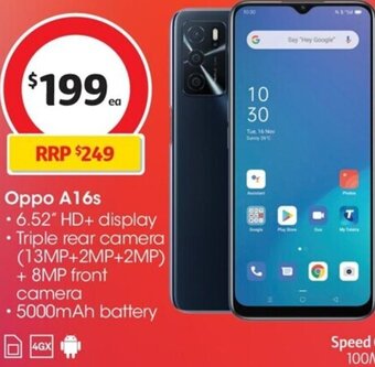 Coles Oppo A16s offer