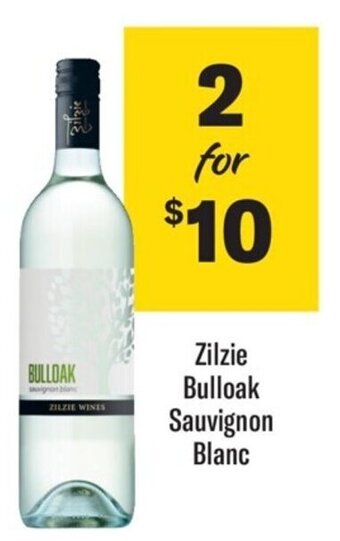 Coles Zilzie Bulloak Sauvignon Blanc offer